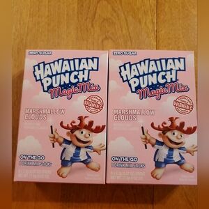 2 Marshmallow Clouds Hawaiian Punch Drink Mix Zero Sugar Singles Go Watertok